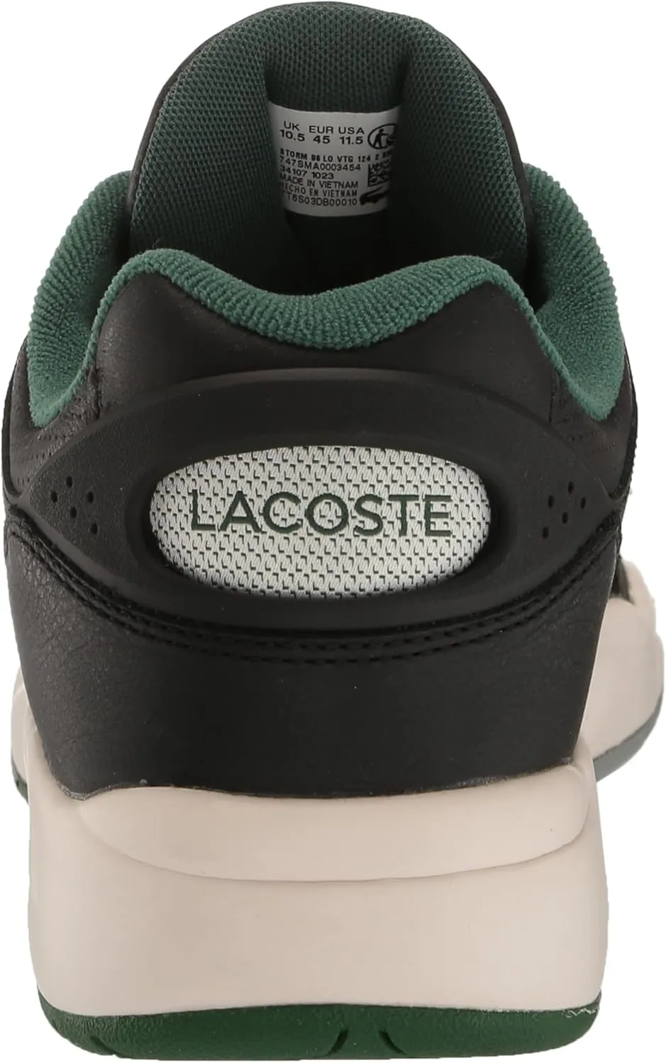 Lacoste Men's Storm 96 Lo Vintage Tonal Sneaker