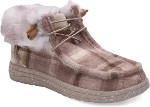 Lamo Women's Cassidy Shoes for Women - Matte Rich Suede and Textile Upper - Lightweight Women Footwear Faux Fur Lined, 100% Australian Sheepskin Footbed LITE EVA Outsole