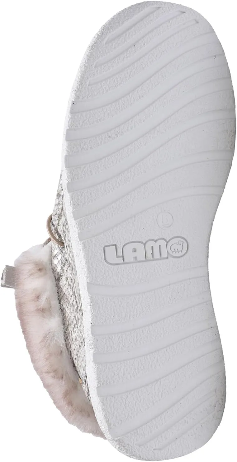 Lamo Women's Cassidy Shoes for Women - Matte Rich Suede and Textile Upper - Lightweight Women Footwear Faux Fur Lined, 100% Australian Sheepskin Footbed LITE EVA Outsole