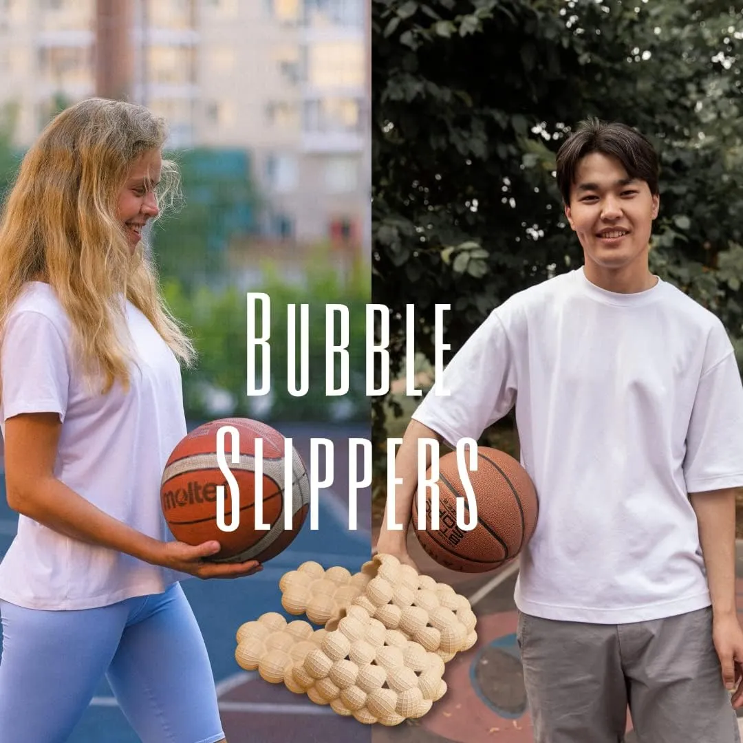 LEPHYON Bubble Slides |Funny Golf Ball Slides| Lightweight Foam Shower Shoes Men|Comfortable Womens Slippers|Stylish Non-Slip Soles Unisex