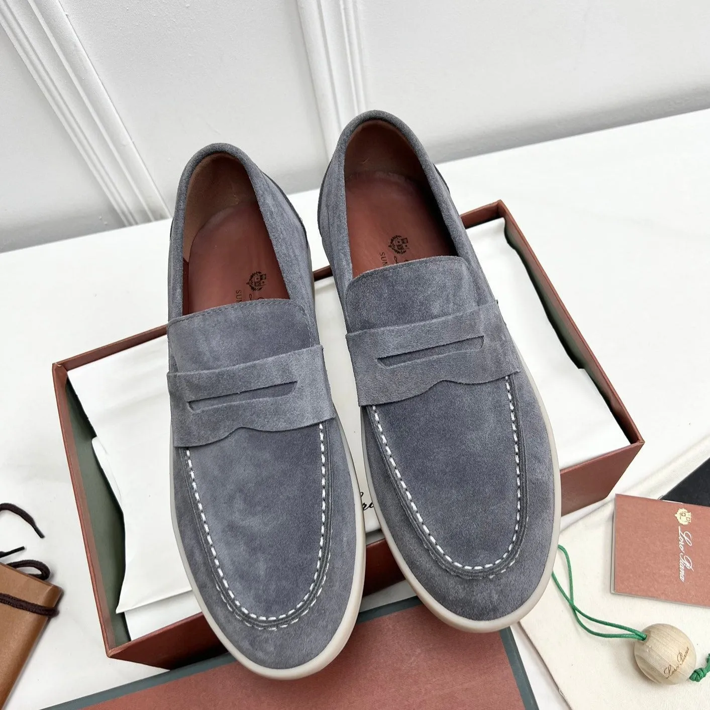 LP SUMMER WALK LOAFERS SAND SUEDE