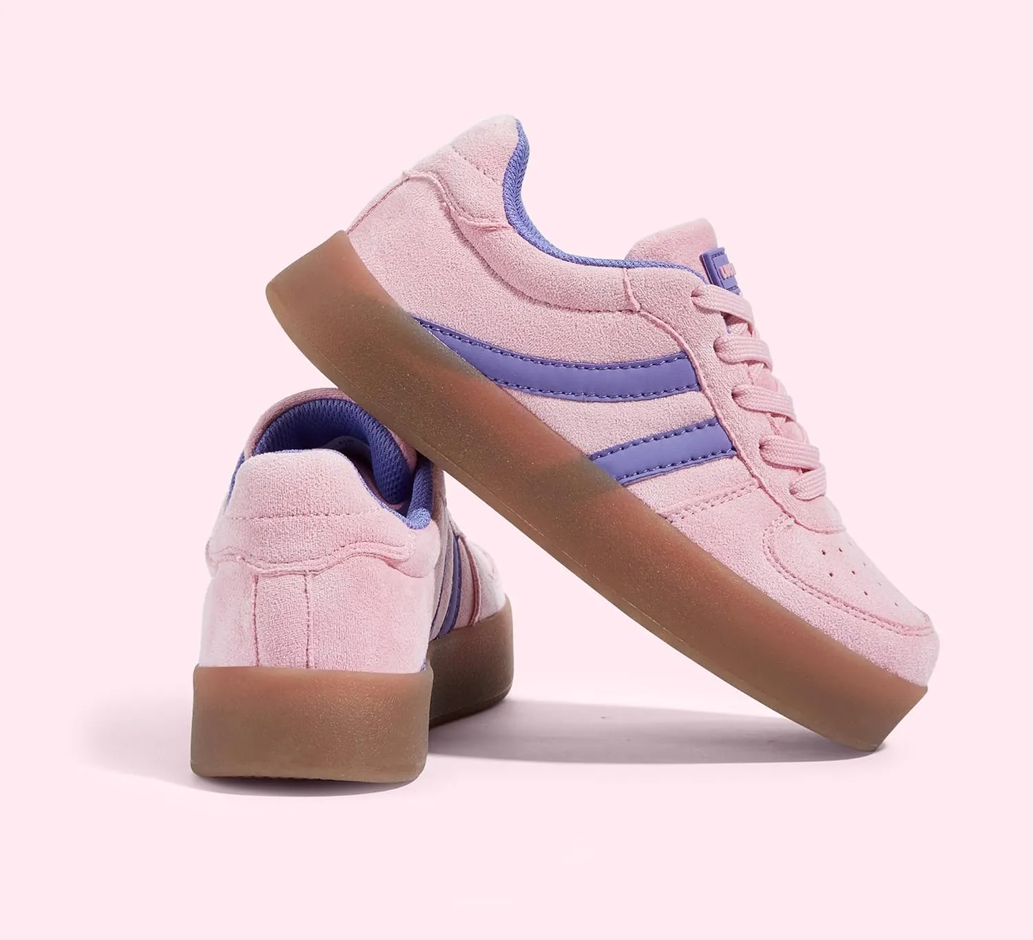 LUCKY STEP Unisex-Child Kid's Sneakers Lace Up School Fashion Platform Breathable Tennis Athletic Running Walking Shoes for Boys Girls
