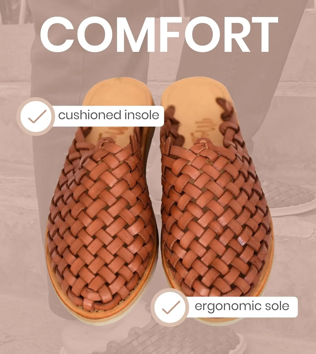 Macarena Collection Womens Shoes Leather Sandals for Women | Huarache Handmade Mexican Sandals | Comfortable & Stylish Womens Sandals Panal