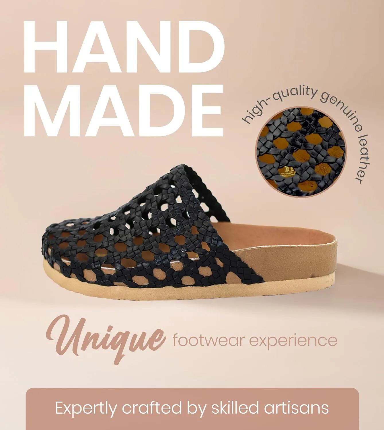Macarena Collection Womens Shoes Leather Sandals for Women | Huarache Handmade Mexican Sandals Women | Comfortable & Stylish Womens Sandals 004