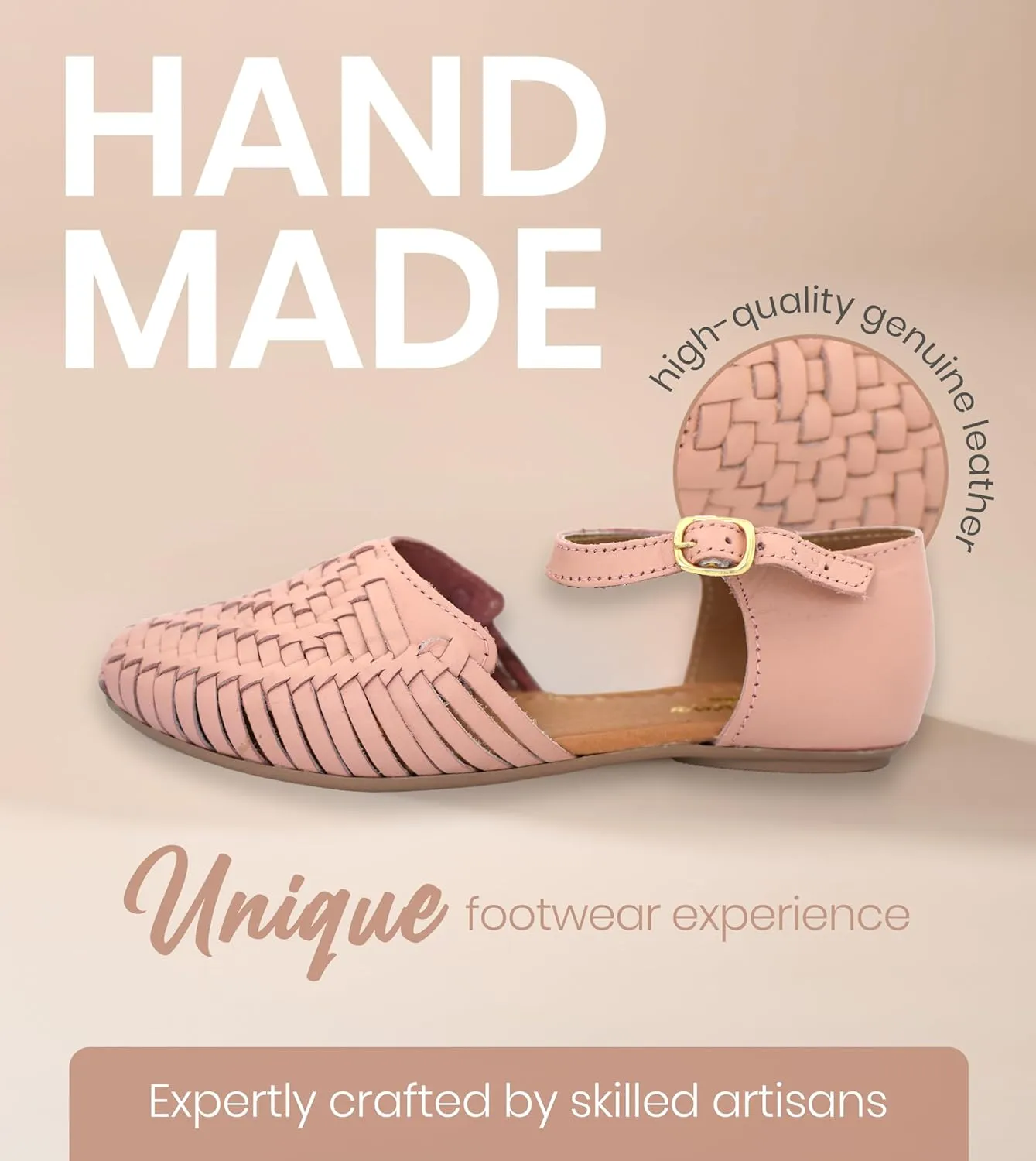 Macarena Collection Womens Shoes Leather Sandals for Women | Huarache Handmade Mexican Sandals Women | Comfortable & Stylish Womens Sandals 2150