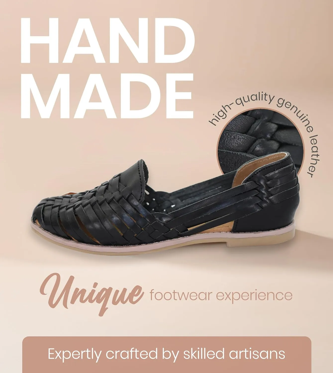 Macarena Collection Womens Shoes Leather Sandals for Women | Huarache Handmade Mexican Sandals Women | Comfortable & Stylish Womens Sandals 2206