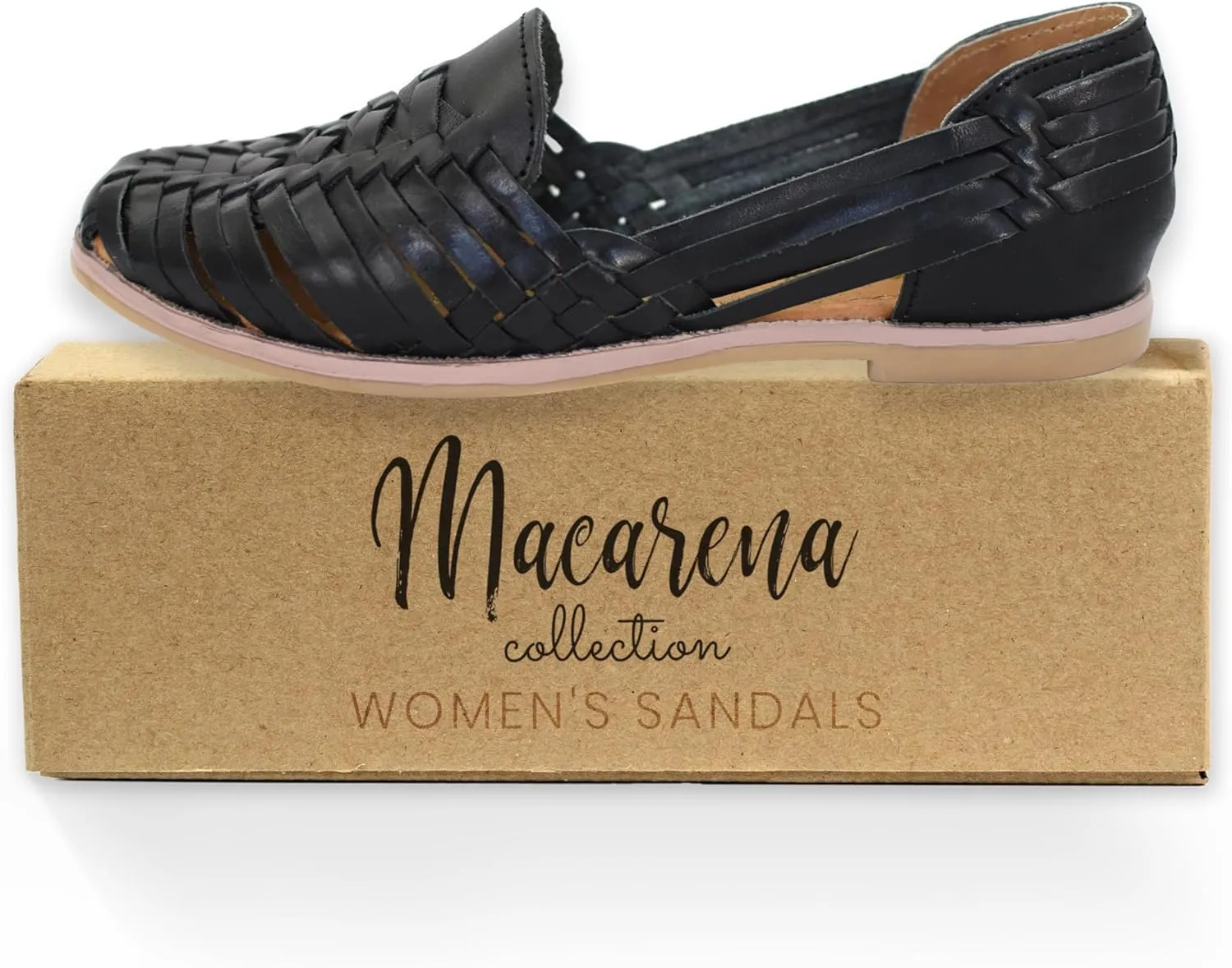 Macarena Collection Womens Shoes Leather Sandals for Women | Huarache Handmade Mexican Sandals Women | Comfortable & Stylish Womens Sandals 2206