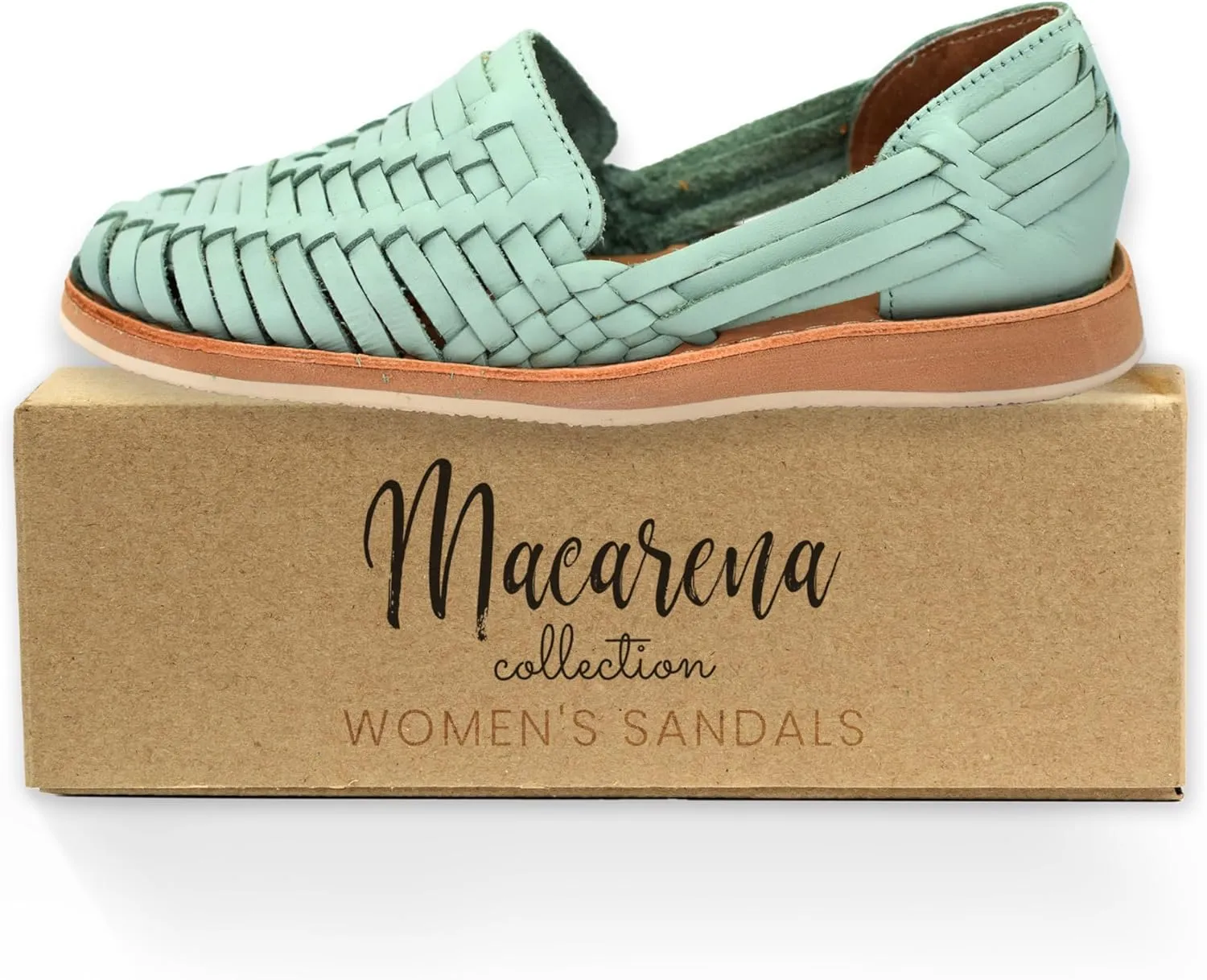Macarena Collection Womens Shoes Leather Sandals for Women | Huarache Handmade Mexican Sandals Women | Comfortable & Stylish Womens Sandals 813 Style
