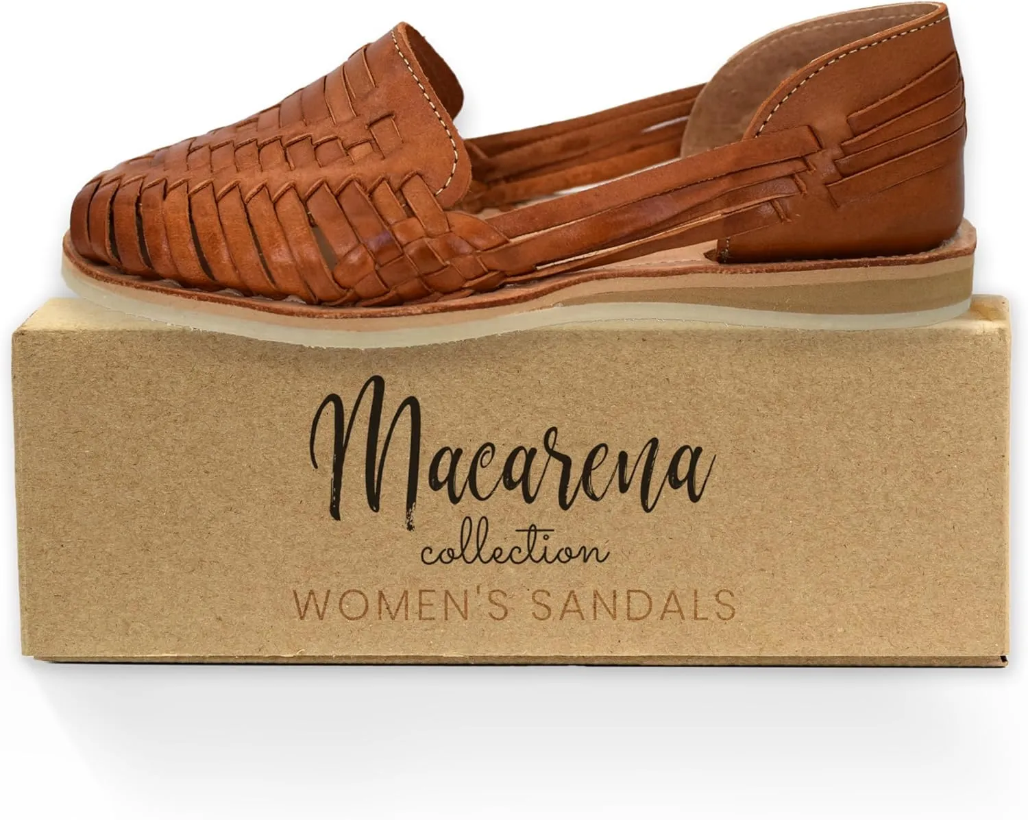 Macarena Collection Womens Shoes Leather Sandals for Women | Huarache Handmade Mexican Sandals Women | Comfortable & Stylish Womens Sandals 813 Style