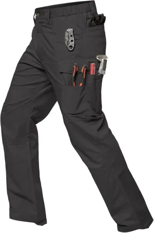 MANSDOUR Men's Ripstop Stretch Work Pants Lightweight Water Resistant Flex Cargo Pants Regular Fit EDC Utility Tactical Pants