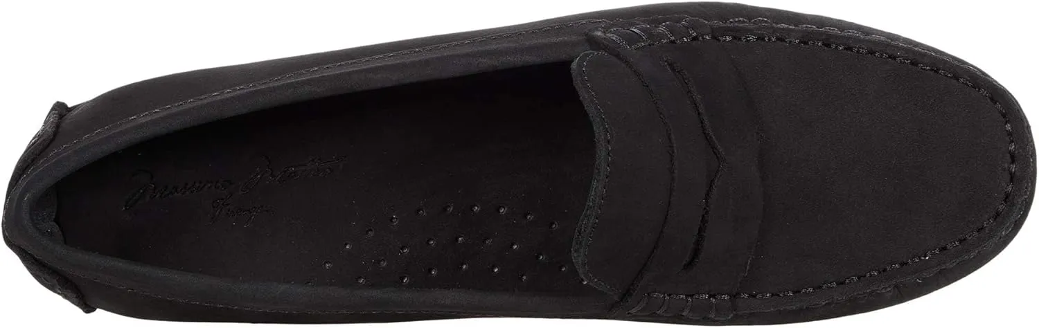 Massimo Matteo Penny Keeper - Loafers for Women - Rich Nubuck - Leather Upper - Cushioned Leather Footbed