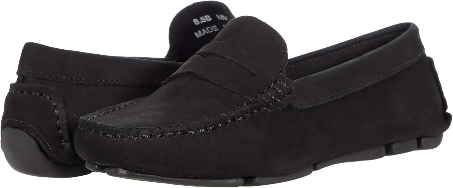 Massimo Matteo Penny Keeper - Loafers for Women - Rich Nubuck - Leather Upper - Cushioned Leather Footbed