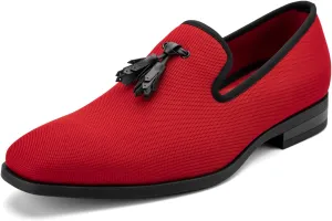 Meijiana Men's Loafers Lightweight Slip-On Moccasins Stylish Dress Shoes Breathable Tassels Loafers
