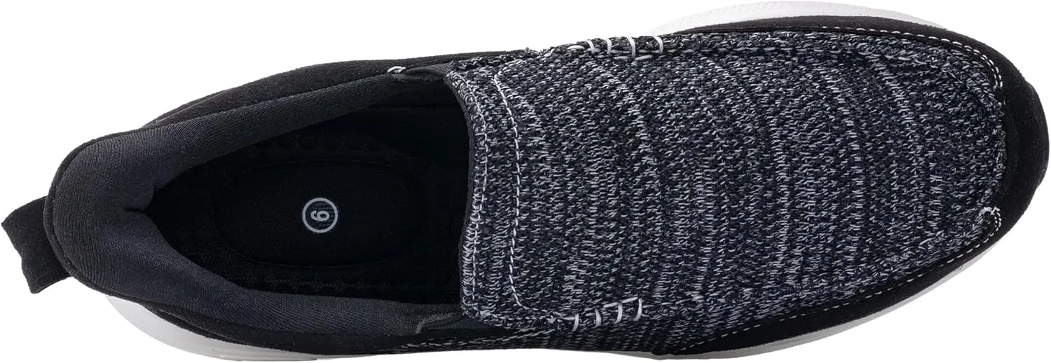 Men Walking Shoes Easy Slip On Causual Loafers,Comfortable Canvas Lightweight Platform Sneakers