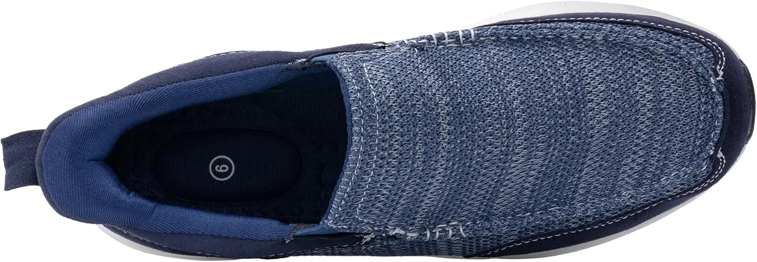 Men Walking Shoes Easy Slip On Causual Loafers,Comfortable Canvas Lightweight Platform Sneakers