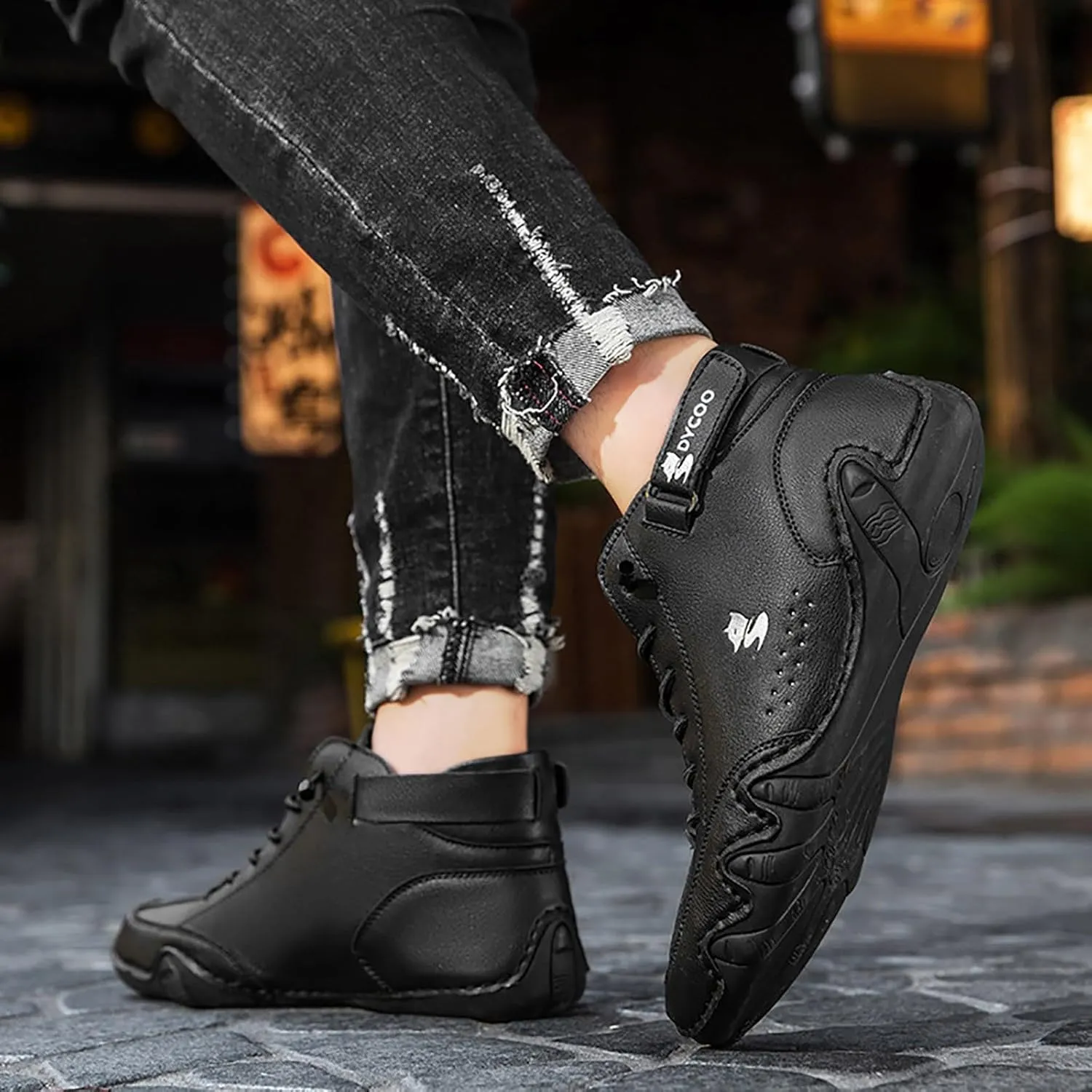 Men's Casual Shoes Daily Wear Stylish Closed Toe Design Versatile Footwear All Season Comfortable Flat Shoes