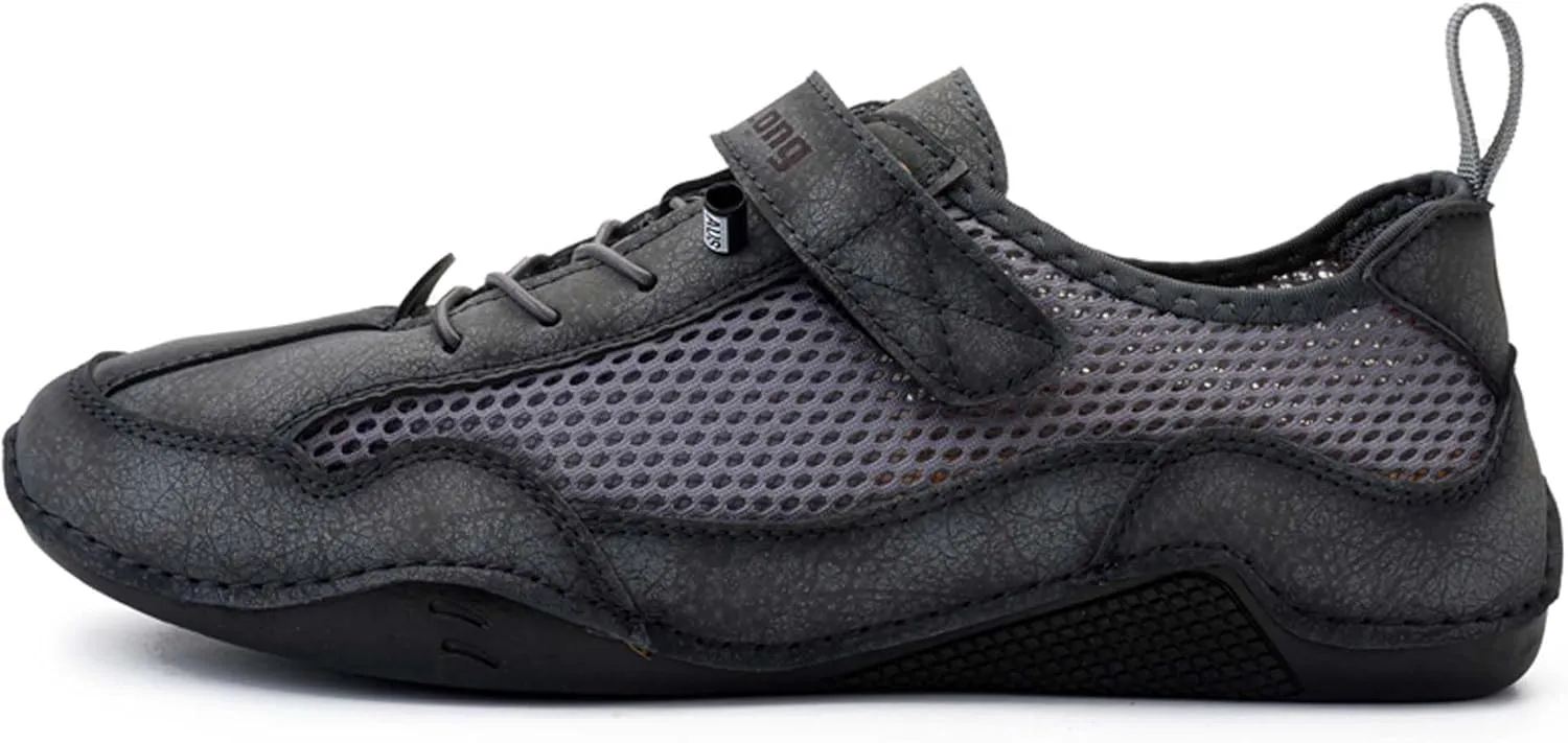 Men's Casual Sports Hiking Shoes Breathable Mesh Running Sneakers-Outdoor Anti-slip Climbing Cross-country Camping Shoes-Comfortable Soft-soled Loafers Business Office Shoes