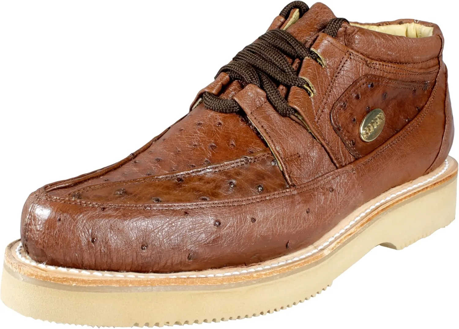 Men's Exotic Leather Shoes Authentic Full Ostrich Skin Zapato Casual Avestruz