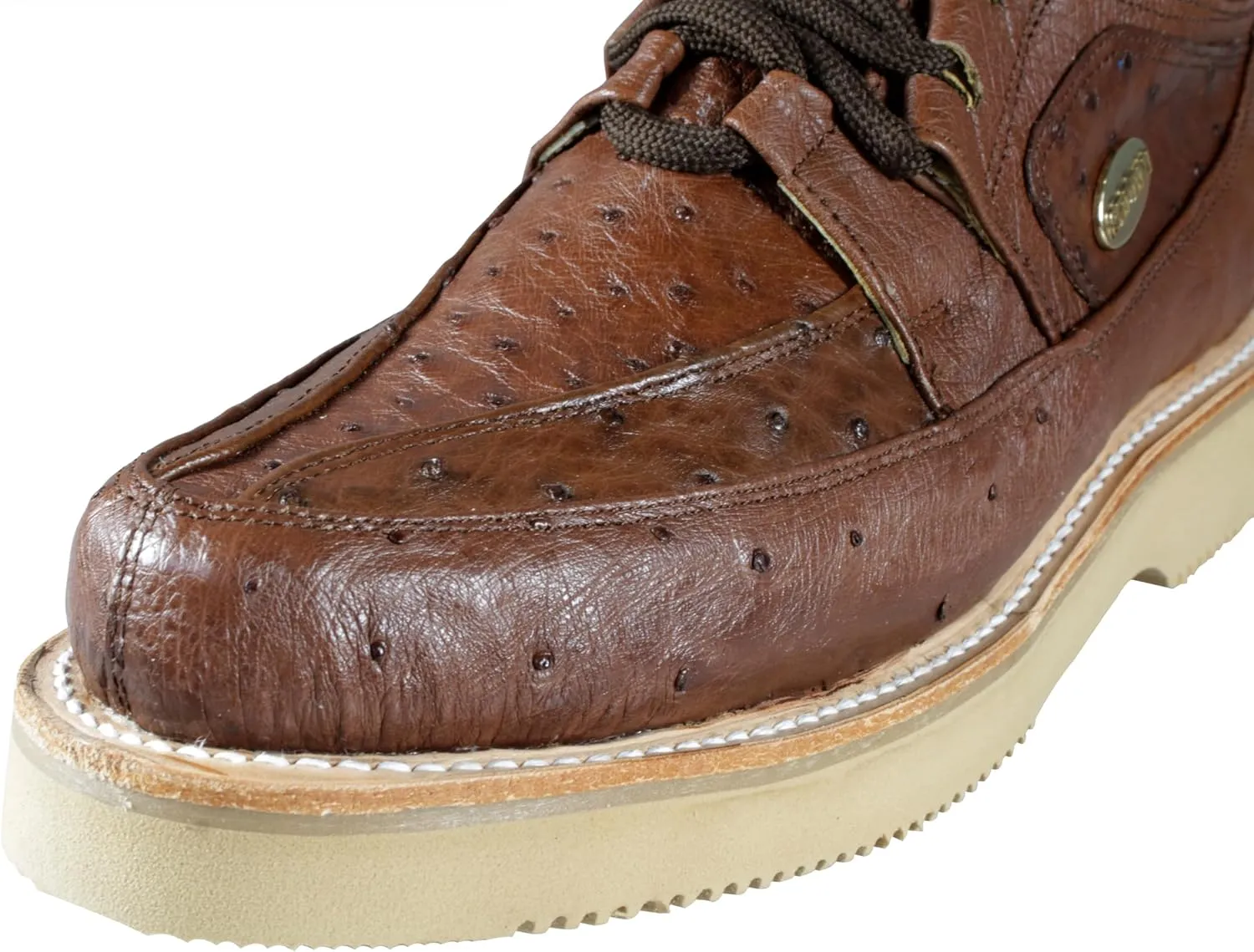 Men's Exotic Leather Shoes Authentic Full Ostrich Skin Zapato Casual Avestruz