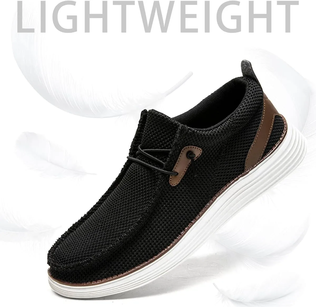 Men's Loafers Slip On Sneakers Boat Walking Fashion Shoes Classcial Comfortable Stylish Lightweight Casual Shoes for Men Non-Slip Durable Home Driving Shoes