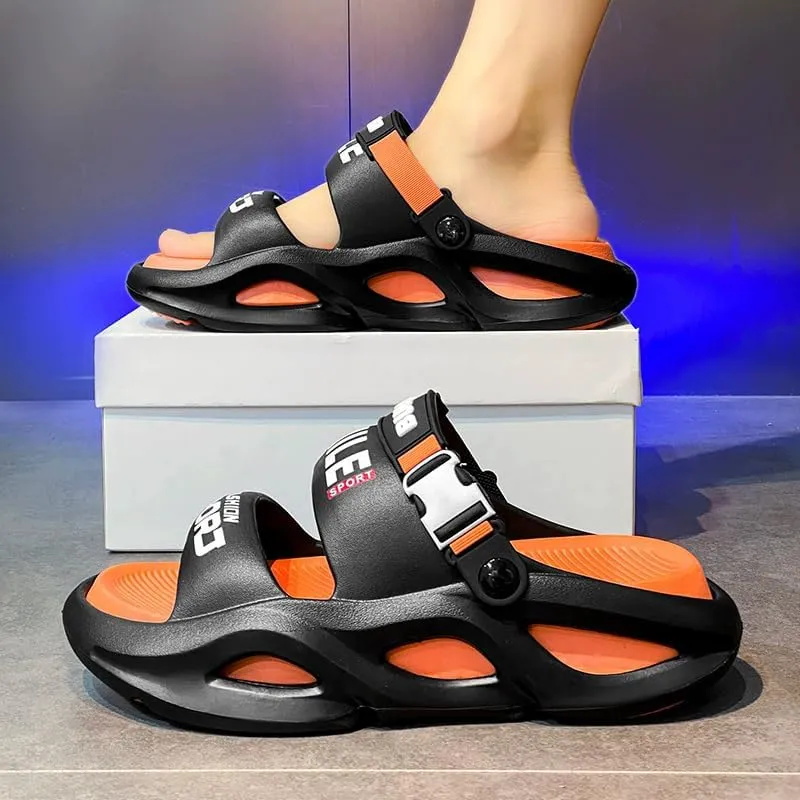 Men's Stylish Summer Slide Sandals Casual clogs for Outdoor Beach Shoes Comfortable EVA Sole