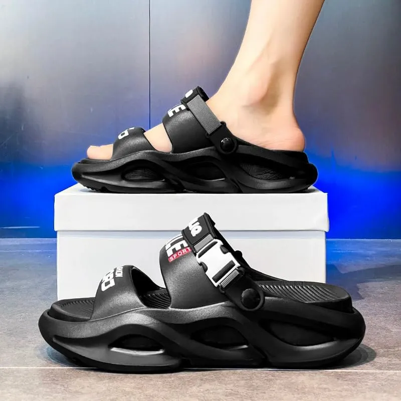 Men's Stylish Summer Slide Sandals Casual clogs for Outdoor Beach Shoes Comfortable EVA Sole