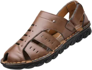 Men's Summer Breathable and Anti-Slip Large-Sized Lazy Shoes for Outdoor use on The Beach