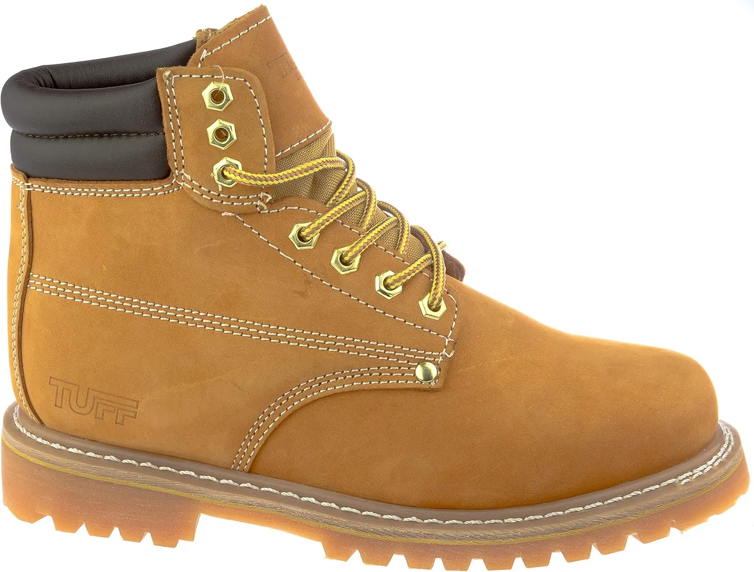 Mens Water-Resistant Suede-Leather Insulated-Boots w773