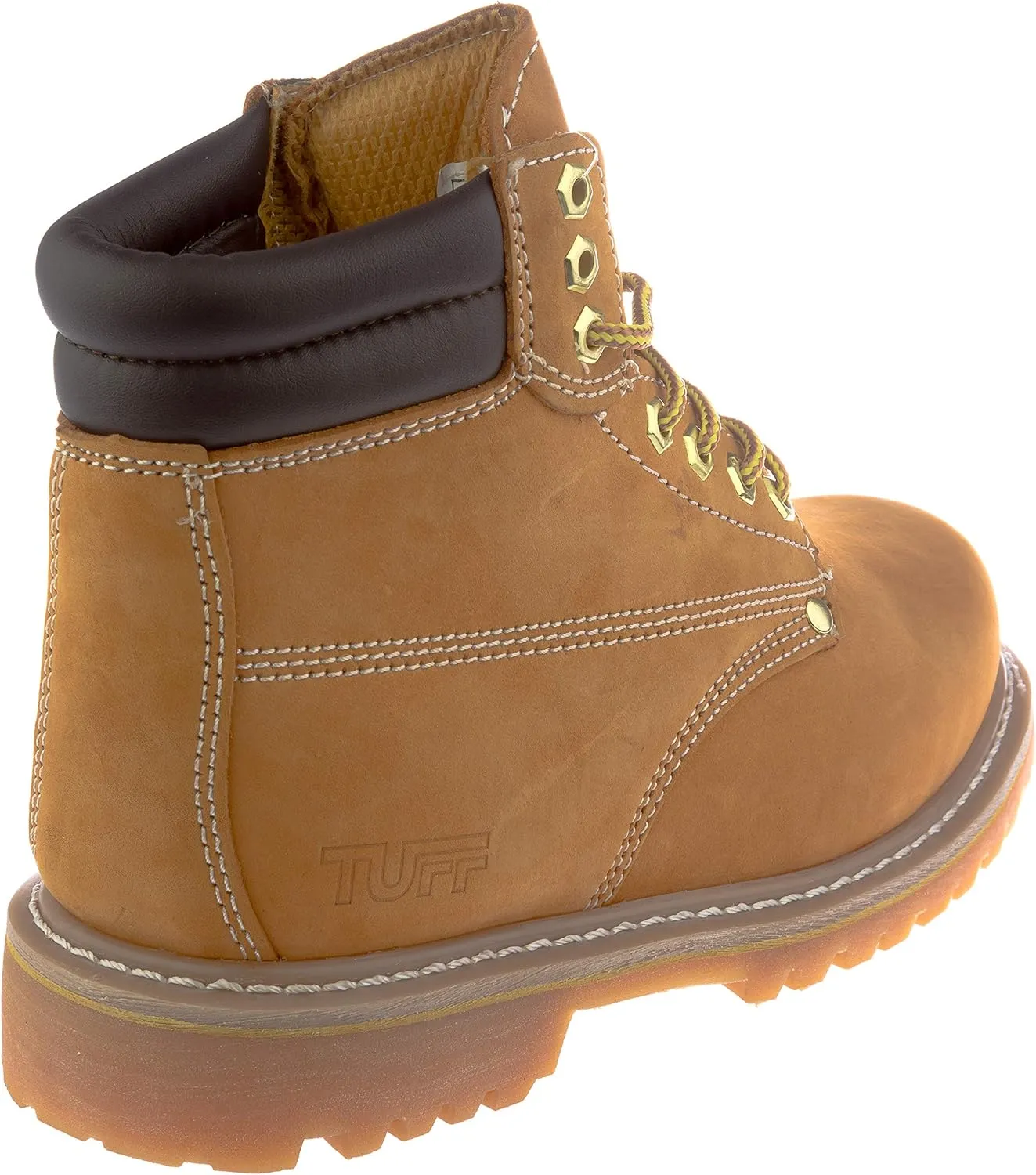 Mens Water-Resistant Suede-Leather Insulated-Boots w773