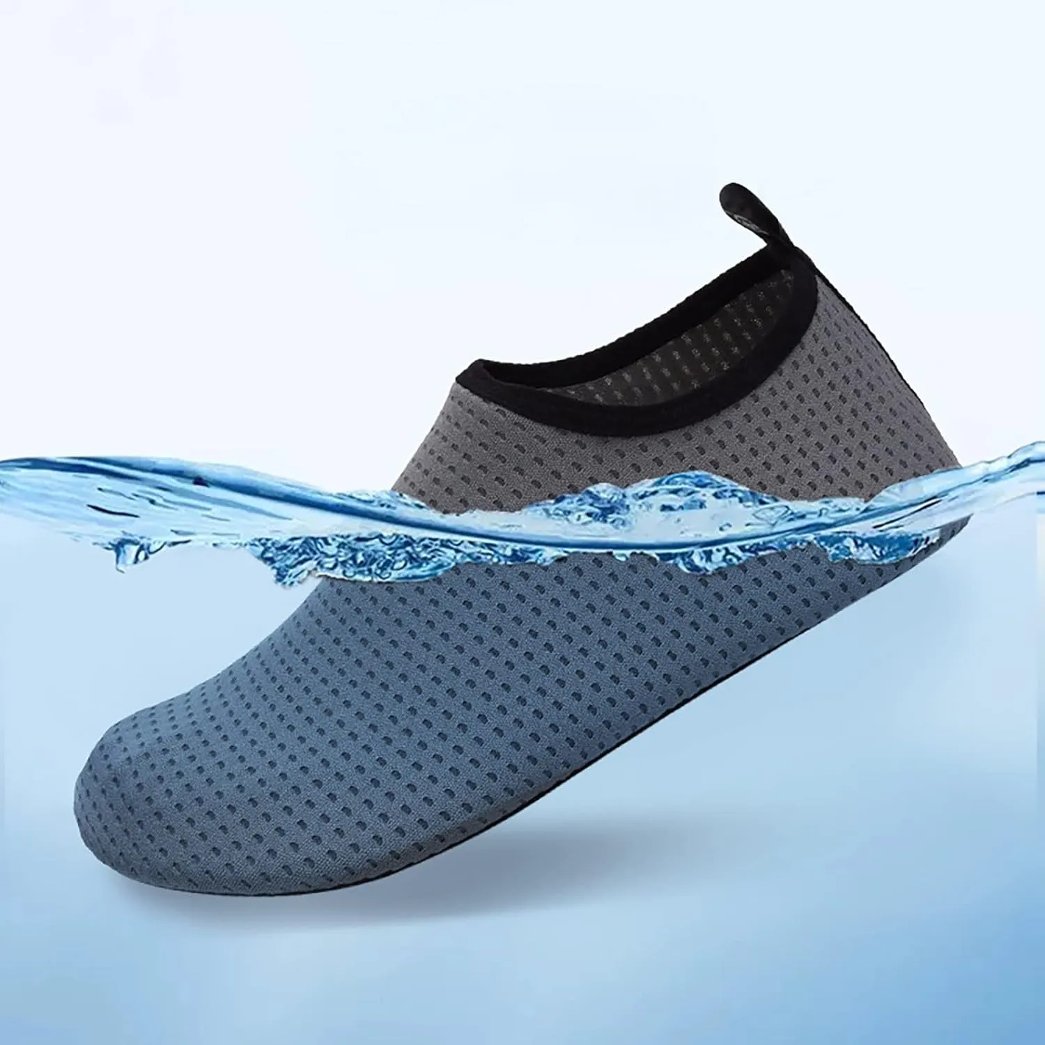 Mens Womens Water Shoes Barefoot Quick Dry Aqua Beach Swim Pool Shoes Lightweight Non Slip Outdoor Sports Hiking Surf Yoga Footwear