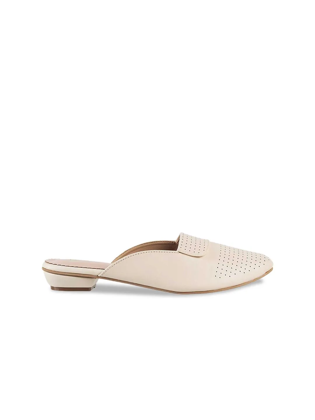 Metro Pointed Toe Block Mules