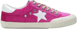Mi.iM Sadie Rubber Sole Lace-up Leather Star Sneakers