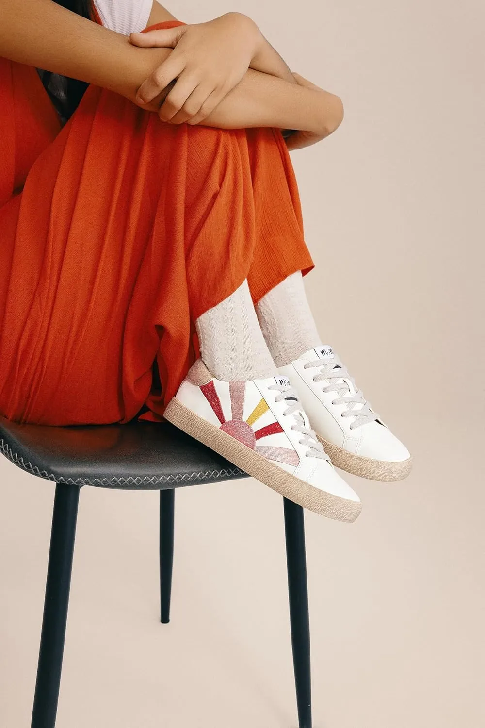 Mi.iM Sunny Rubber Sole Lace-up Vintage Sneakers