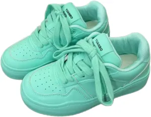 Milk-Soft Thick Sole Chunky Sneakers for Women Retro Candy-Colored Fashion Walking Platform Shoes Casual Sporty Style