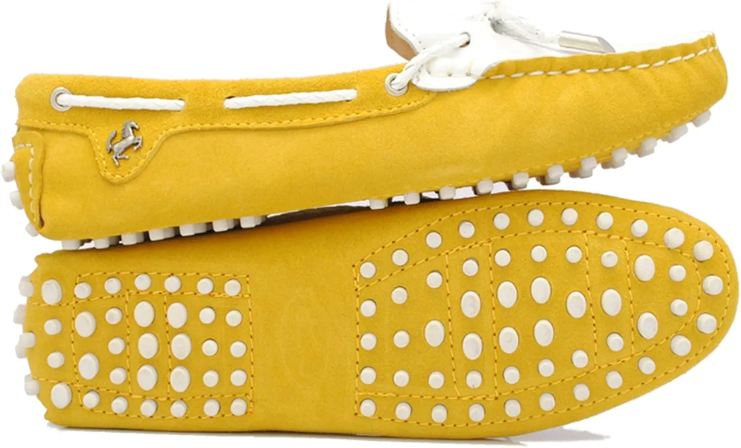 Minishion Womens Boat Shoes Two-Tone Casual Loafers YB9606