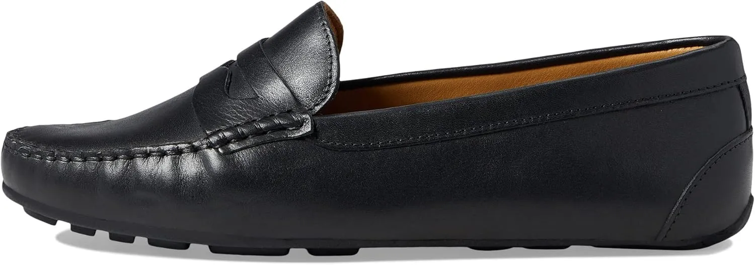 MJNY Womens Casual Comfortable Genuine Leather Lightweight Driving Moccasins Classic Fashion Penny Slip On Ladies Driving Loafer Flat Shoes