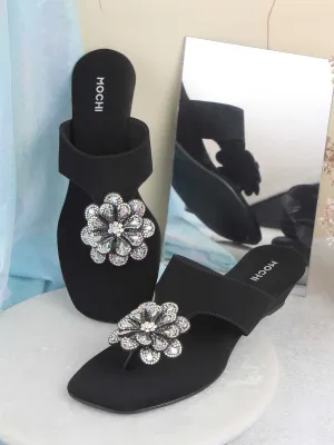 Mochi Embellished Block Mules