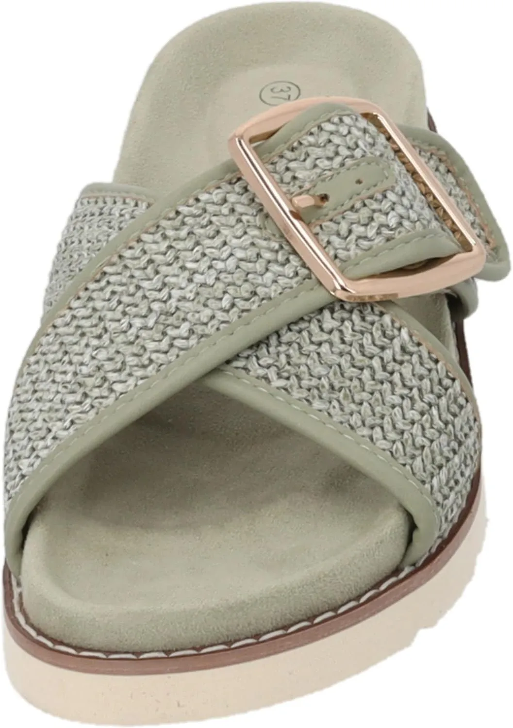 Myneris Women's Mules - Comfortable Sandals - Fashionable Summer Shoes - Elegant Slippers