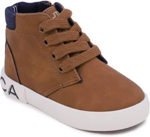 Nautica Kids Chukka Boots with Lace-Up and Zipper Ankle Bootie Design | Boys-Girls | Dress Shoes | Size for Toddler & Little Kids