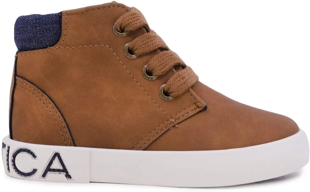 Nautica Kids Chukka Boots with Lace-Up and Zipper Ankle Bootie Design | Boys-Girls | Dress Shoes | Size for Toddler & Little Kids