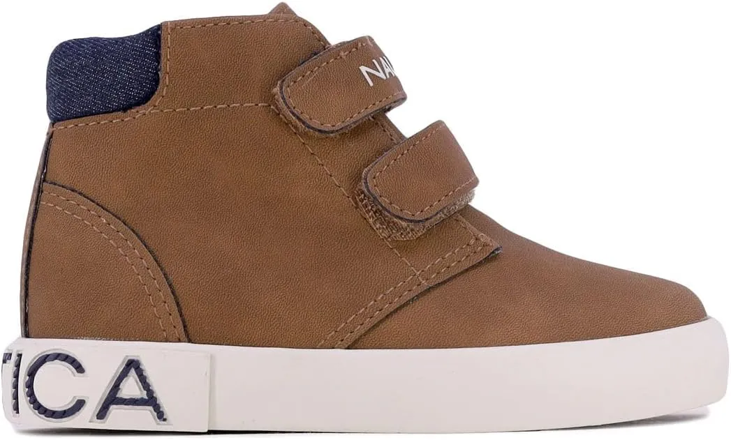 Nautica Kids Dress Chukka Boots - Boys Booties with Adjustable Strap (Toddler/Little Kids)