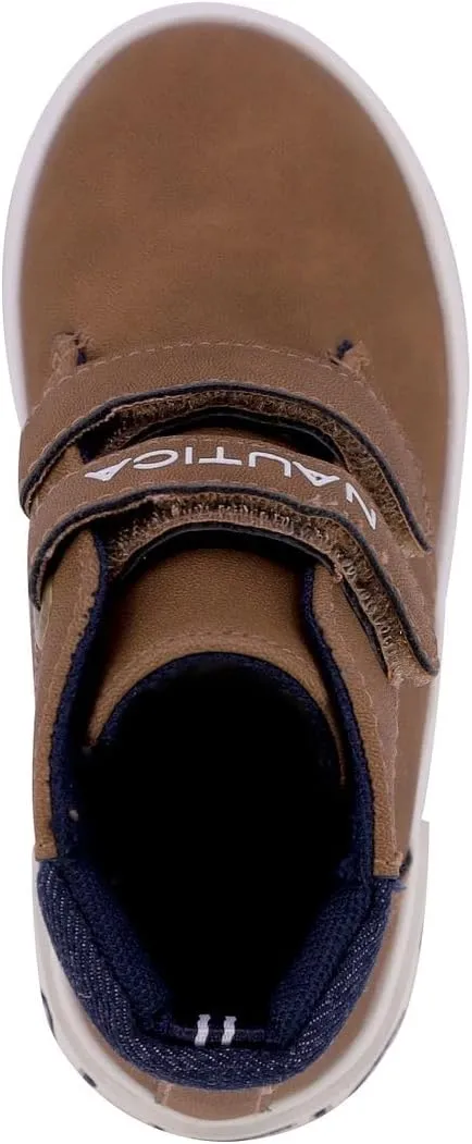 Nautica Kids Dress Chukka Boots - Boys Booties with Adjustable Strap (Toddler/Little Kids)