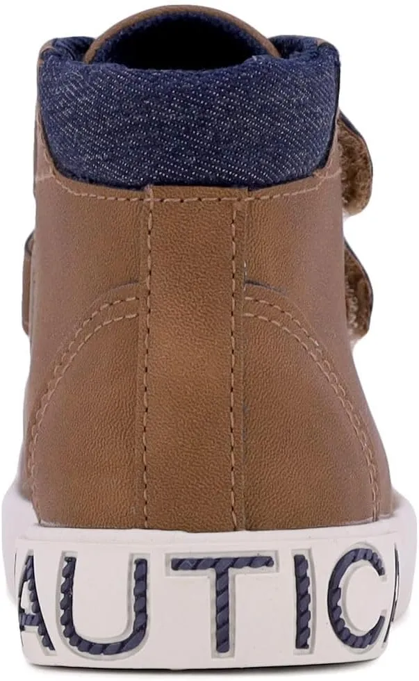 Nautica Kids Dress Chukka Boots - Boys Booties with Adjustable Strap (Toddler/Little Kids)