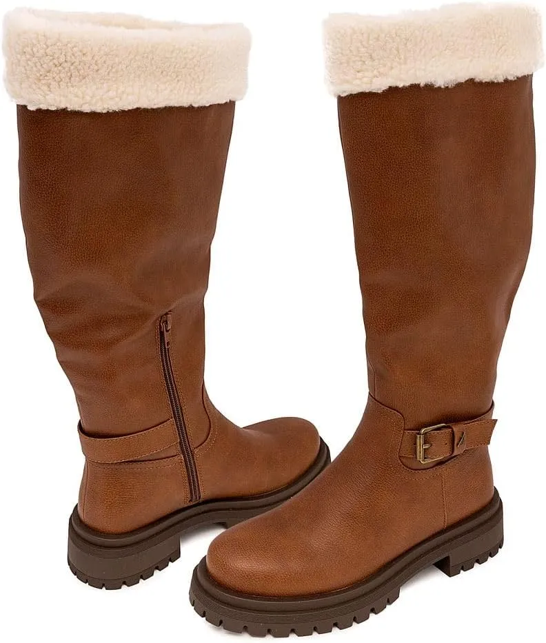 Nautica Women's Tall Shaft Riding Boots: Stylish Knee-High Dress Shoes for Fall & Winter