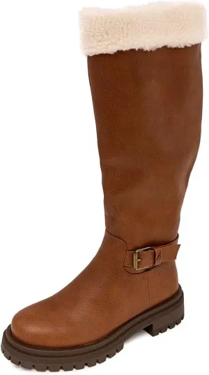 Nautica Women's Tall Shaft Riding Boots: Stylish Knee-High Dress Shoes for Fall & Winter