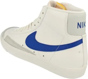 Nike Men's Blazer Mid '77 Vintage Sneakers (White/Game Royal-Pure Platinum, 9.5)