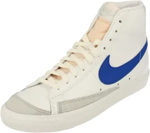 Nike Men's Blazer Mid '77 Vintage Sneakers (White/Game Royal-Pure Platinum, 9)