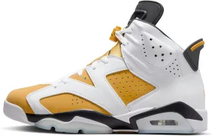 Nike Men's Jordan 6 Yellow Ochre Size 11.5 White/Yellow Ochre-Black (CT8529-170)