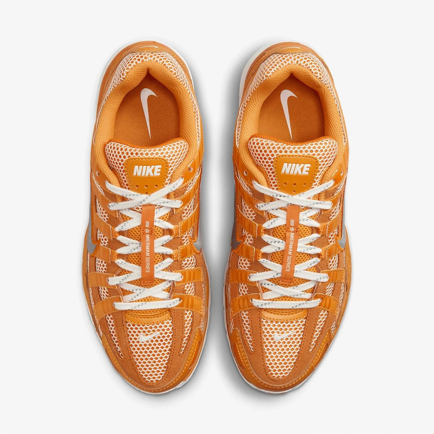 Nike P-6000 Premium Shoes (HQ3641-886, Kumquat/Magma Orange/Summit White/Metallic Silver)