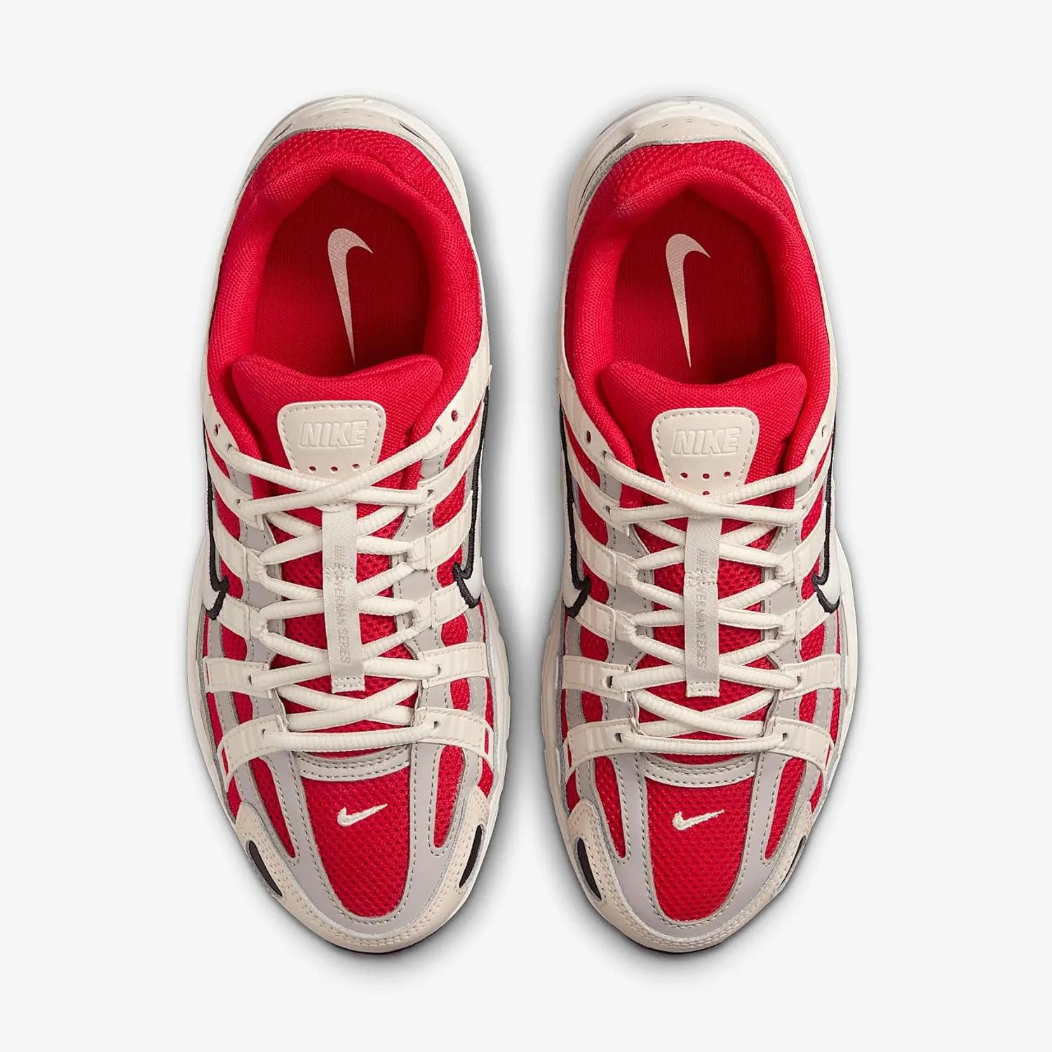 Nike P-6000 Women's Shoes (IB4365-657, University Red/Black/College Grey/Soft Pearl)